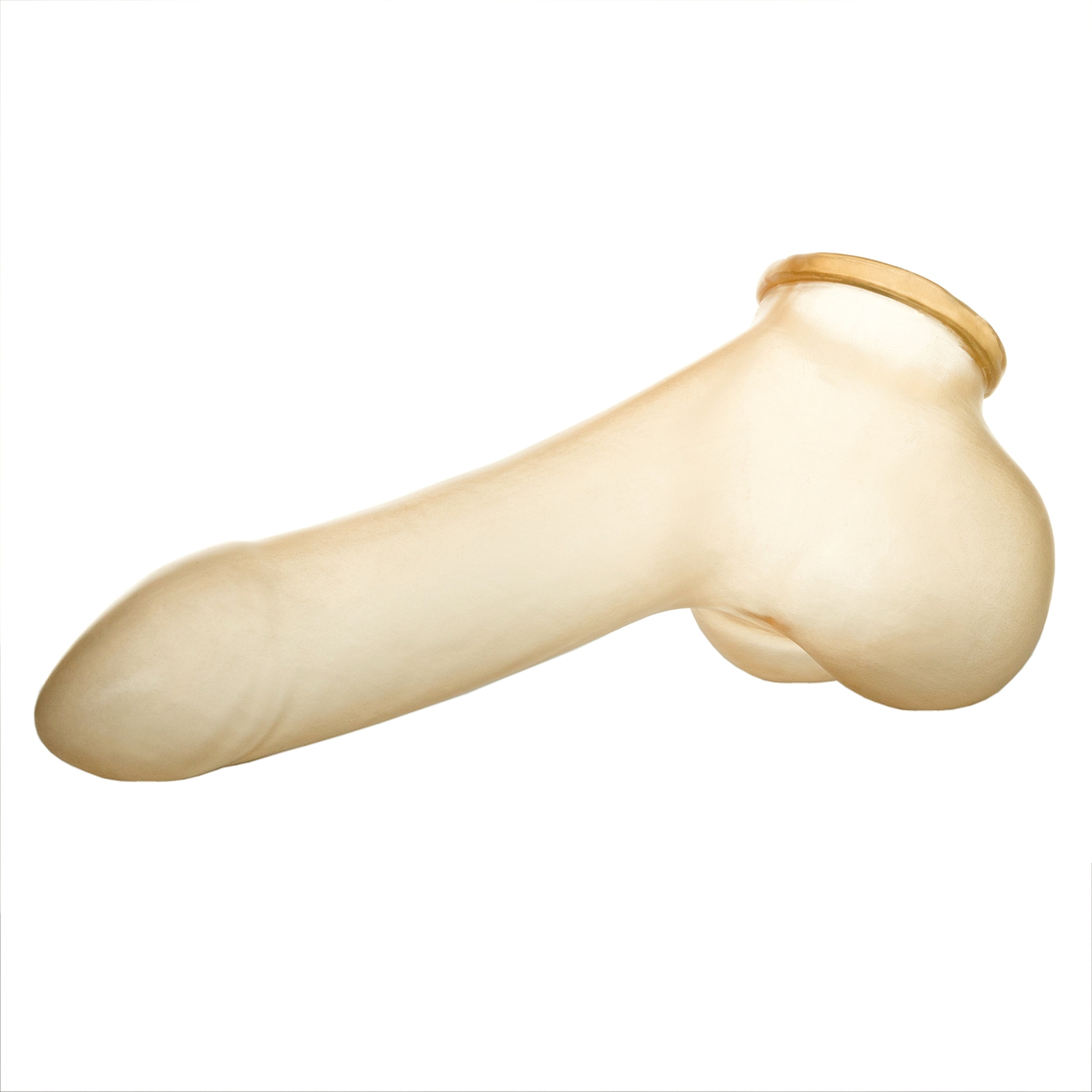 Toylie Latex Penishülle XL - Schaftlänge 16cm, SEMI-Transparent