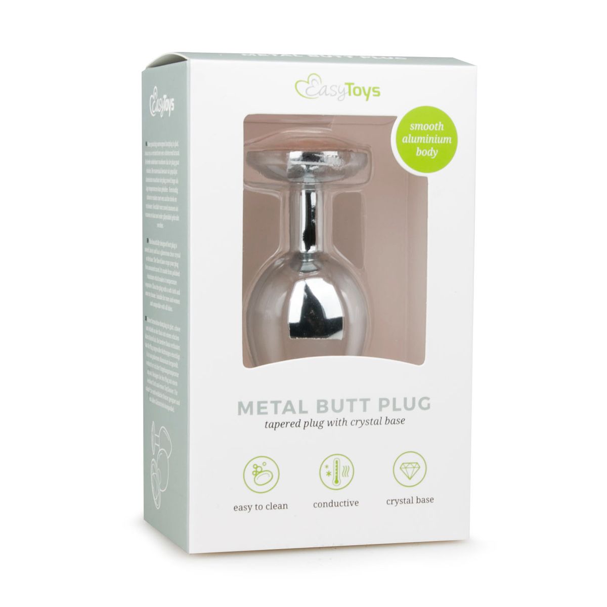 Butt Plug aus Metall - M - Easytoys Anal Collection