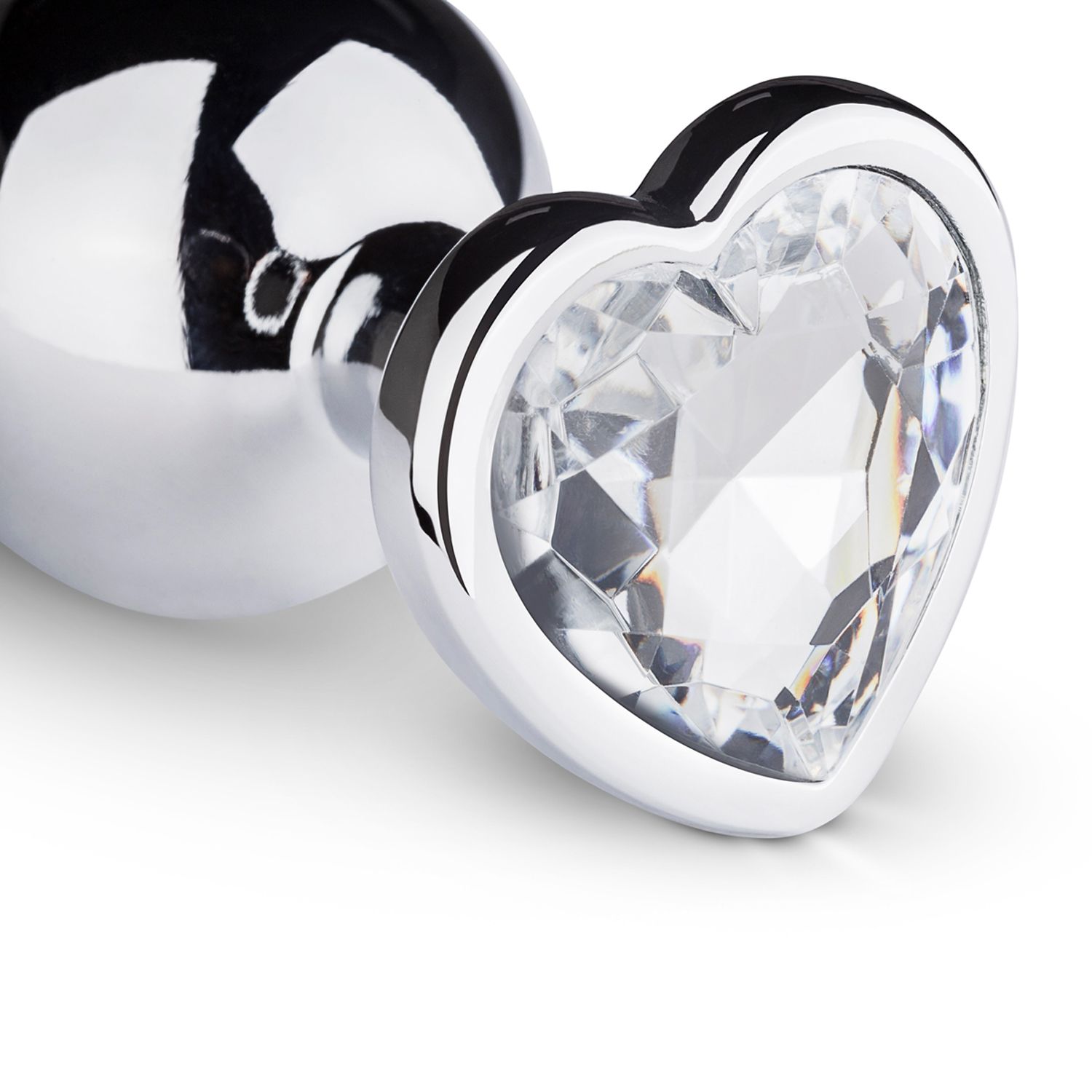 Metal Butt Plug with Heart – M – Easytoys Anal Collection