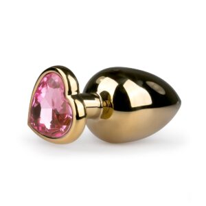 Buttplug aus Metall - goldfarbig - L - Easytoys Anal Collection
