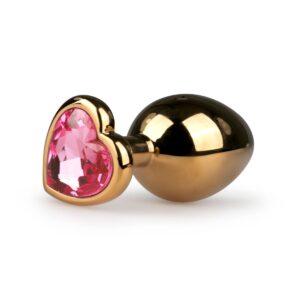 Buttplug aus Metall - goldfarbig - M - Easytoys Anal Collection