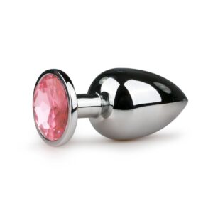 Buttplug mit rosa Zierstein - L - Easytoys Anal Collection