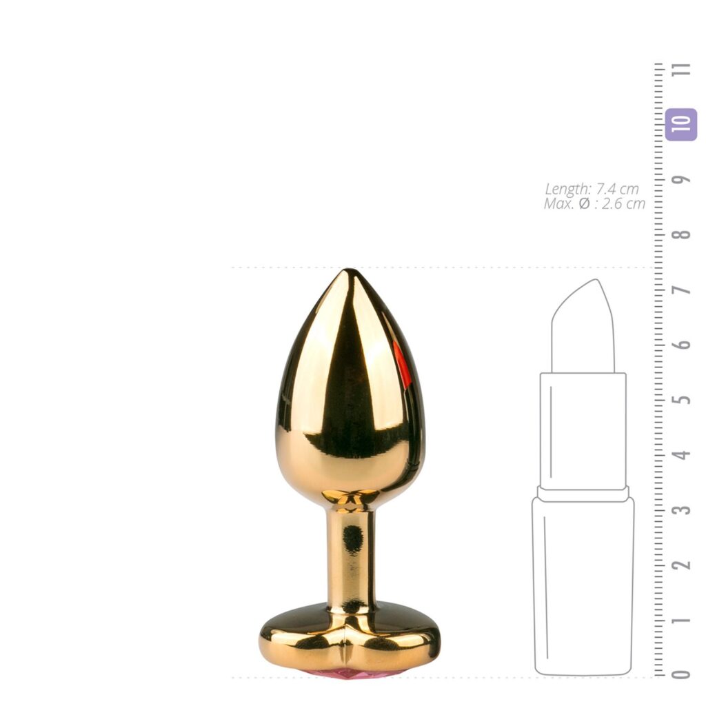 Kleiner Metall-Buttplug mit rosa Herz - Easytoys Anal Collection 1625142352.ET127PNK_4