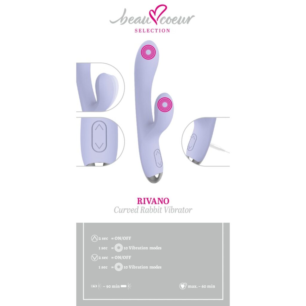 Rabbit Vibrator RIVANO - beau coeur 54078930000_m