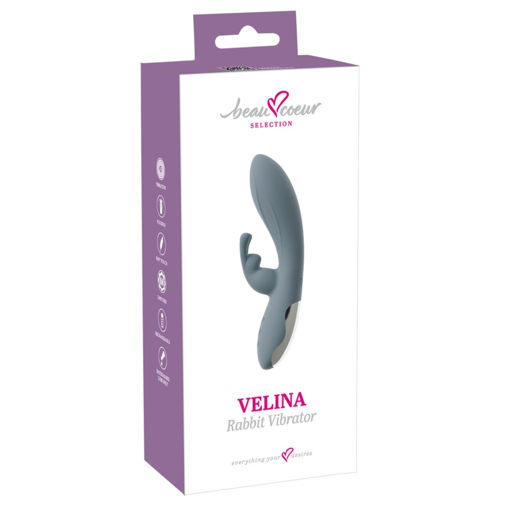 Rabbit Vibrator VELINA - beau coeur