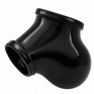 TOYLIE Latex-Penishülle BEN M mit integriertem Penisring - Schwarz