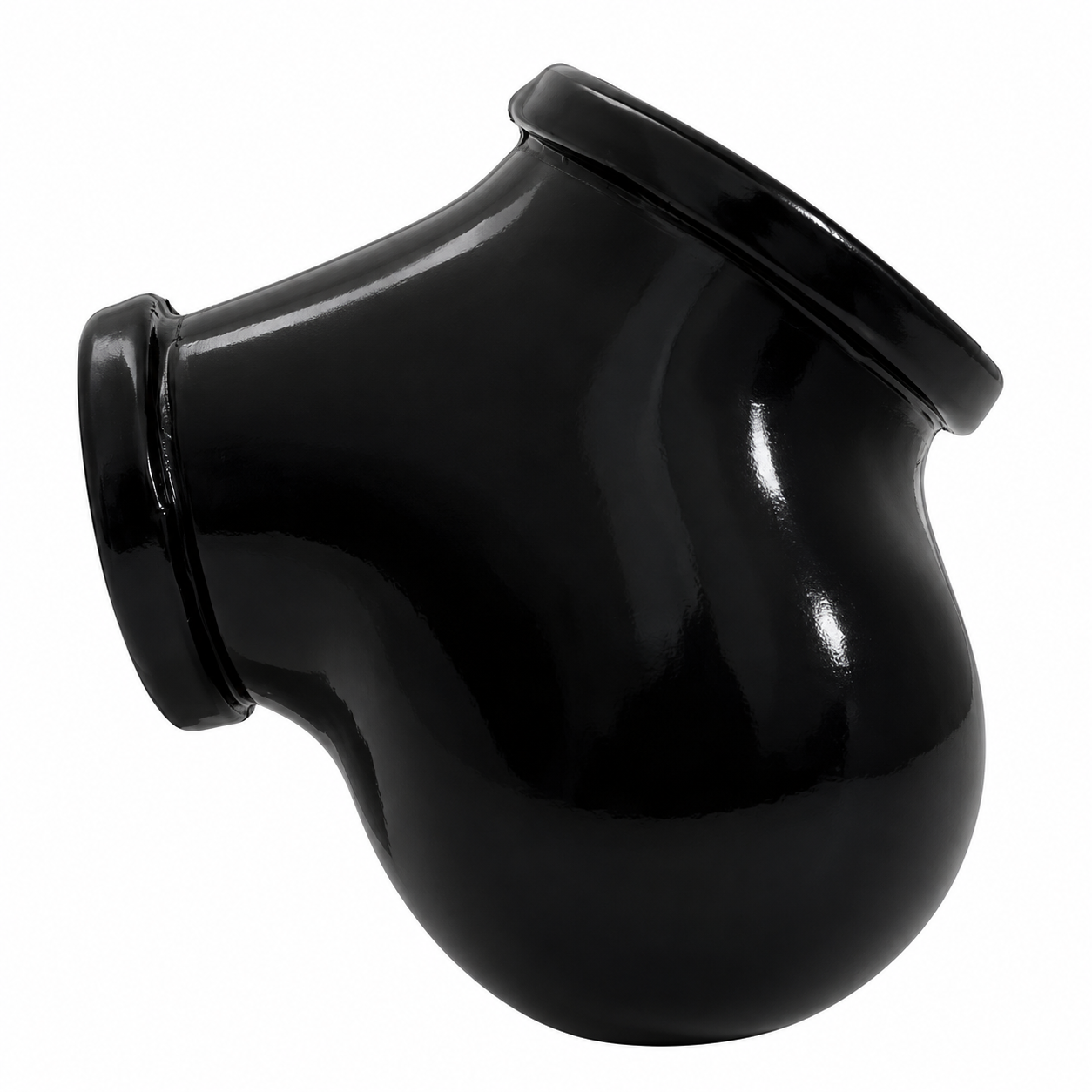 TOYLIE Latex-Penishülle BEN M mit integriertem Penisring - Schwarz